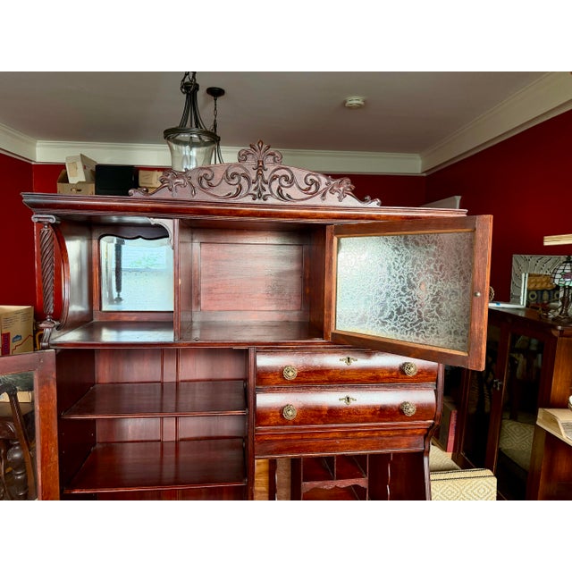 Late 19th Century American Late Victorian Secretary/Display-Case Combination Circa 1895-1910 For Sale - Image 5 of 9