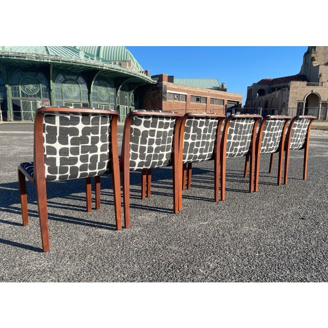 Set of 6 Bill Stephens Chairs for Knoll For Sale - Image 12 of 12