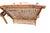 Vintage 1970s Palm Beach Regency Split-Bamboo & Rattan Chaise Lounger For Sale - Image 9 of 11