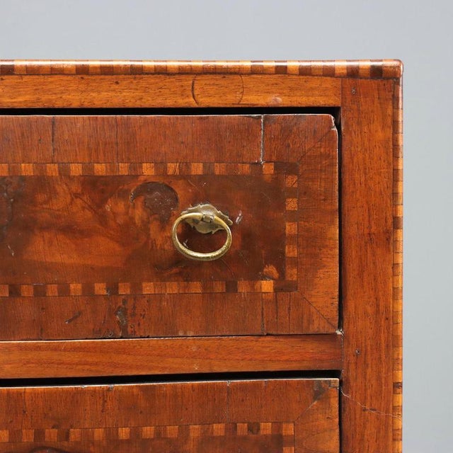 Walnut Nightstands in the style of Barocchetto, Set of 2 For Sale - Image 5 of 11