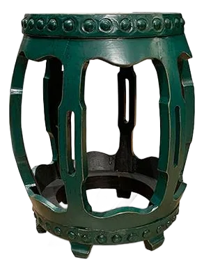 1980s Drum Stool-Green