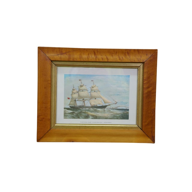 Capture the timeless appeal of maritime history with this exceptional pair of vintage mid-20th-century nautical art...