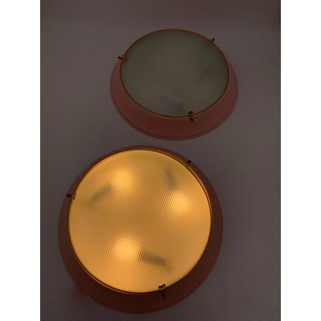 1950s Vintage Blue Wall Lights from Fontana Arte, 1950, Set of 2 For Sale - Image 5 of 6