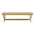 Picnic 3-Person Teak Outdoor Bench For Sale - Image 4 of 4