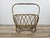 Mid-Century Wicker and Bamboo Magazine Rack, 1960 For Sale - Image 14 of 14