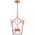 Cavanagh Small Lantern in Coral and Gild Designer: kate spade new york Fixture Height: 23" Canopy: 5.5" Round Mounting:...