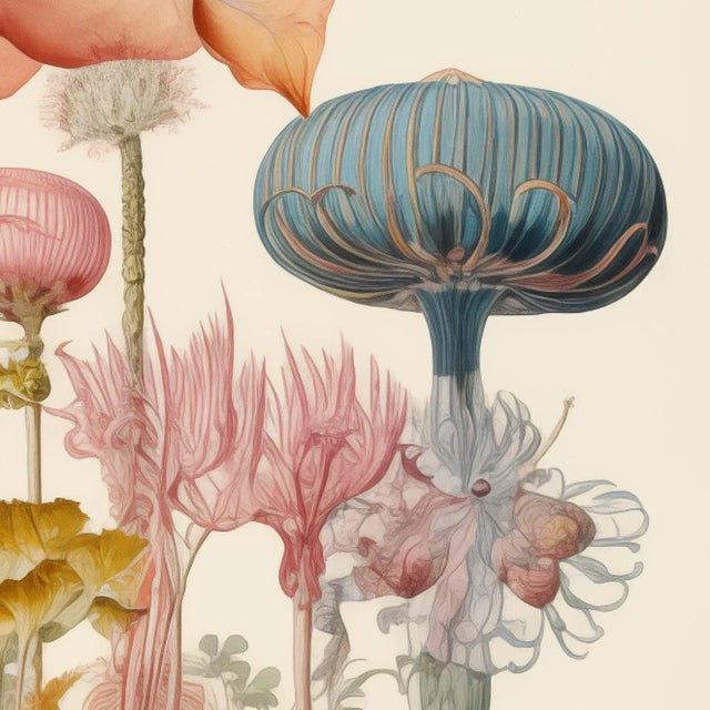 2020s 18" X 18" 'Flowers' Botanical Fine Art Print, 'Hortus Floridus' For Sale - Image 5 of 6