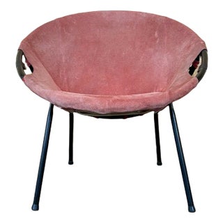 Mid-Century Balloon Cocktail Chair from Lusch & Co For Sale