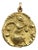 Late 19th Century 18k Gold Victorian French Squirrel Medallion For Sale