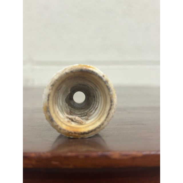 Antique Small White Ceramic Electrical Wire Insulator For Sale In Kansas City - Image 6 of 6