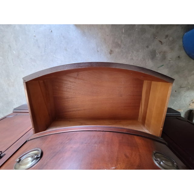 Vintage Drexel New Travis Court Mahogany China Cabinet For Sale - Image 13 of 14