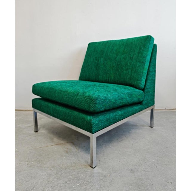 Set of Mid-Century Modern Slipper Chairs by Florence Knoll, 1970s For Sale - Image 3 of 13