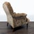 Vintage Victorian Tufted Velvet Lounge Chair With Carved Wooden Accents For Sale - Image 9 of 10