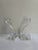 Nachtmann Germany Vintage 1980s Elegant "Duetto" Crystal Carved 8" High Candleholders Set of Two(2) For Sale - Image 9 of 18