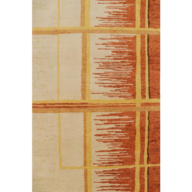 Art Deco Rug & Kilim’s French Art Deco Rug With Vibrant Geometric Patterns For Sale - Image 3 of 7