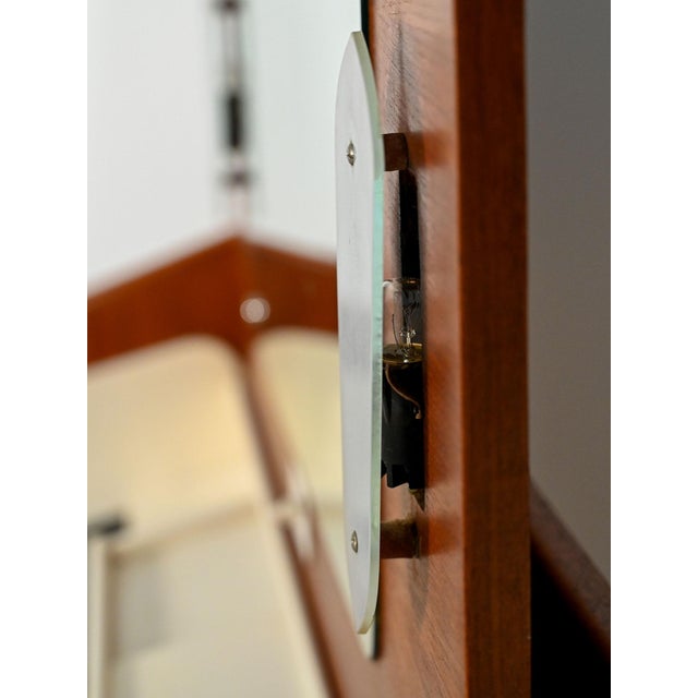 Scandinavian Teak Dressing Table with Chest of Drawers, 1950s-1960s For Sale - Image 12 of 14