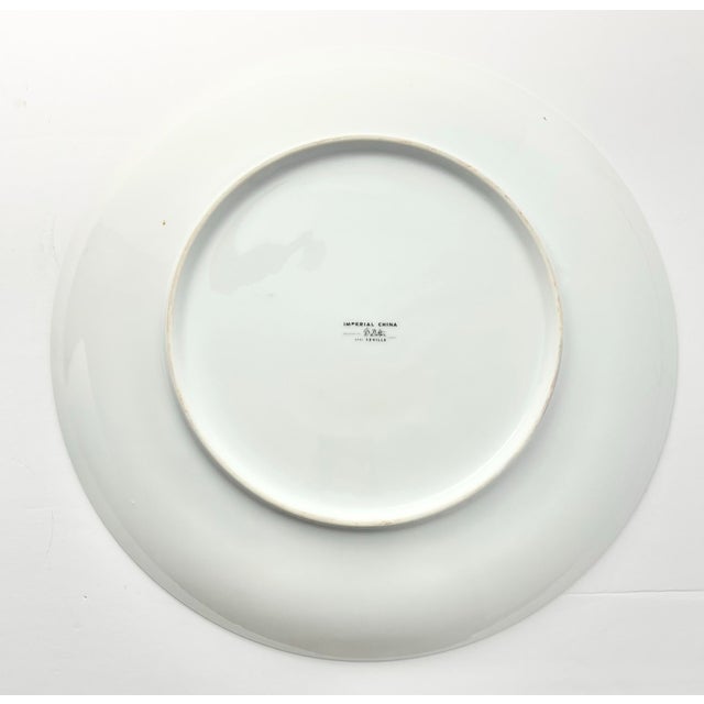 1990s 1990s Imperial “Seville” Round Porcelain Serving Platter For Sale - Image 5 of 5