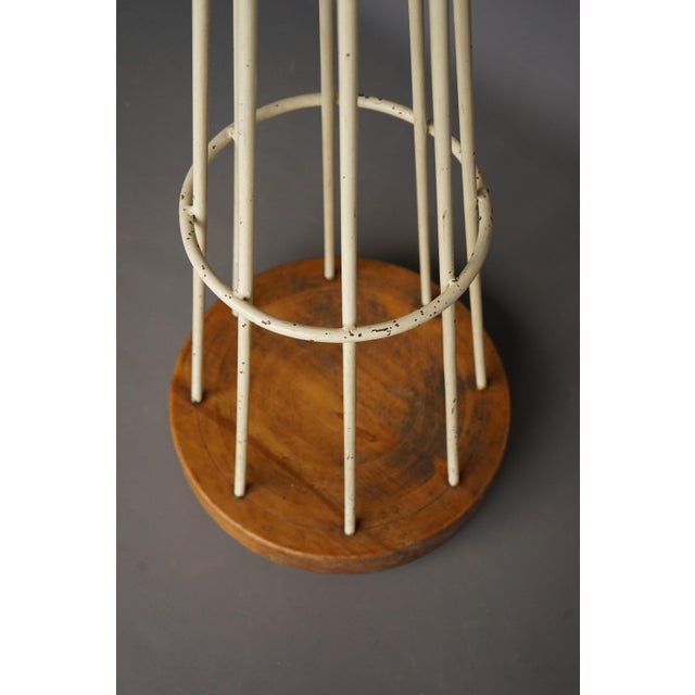 Brown Modernist French Coat Stand, 1950s For Sale - Image 8 of 10