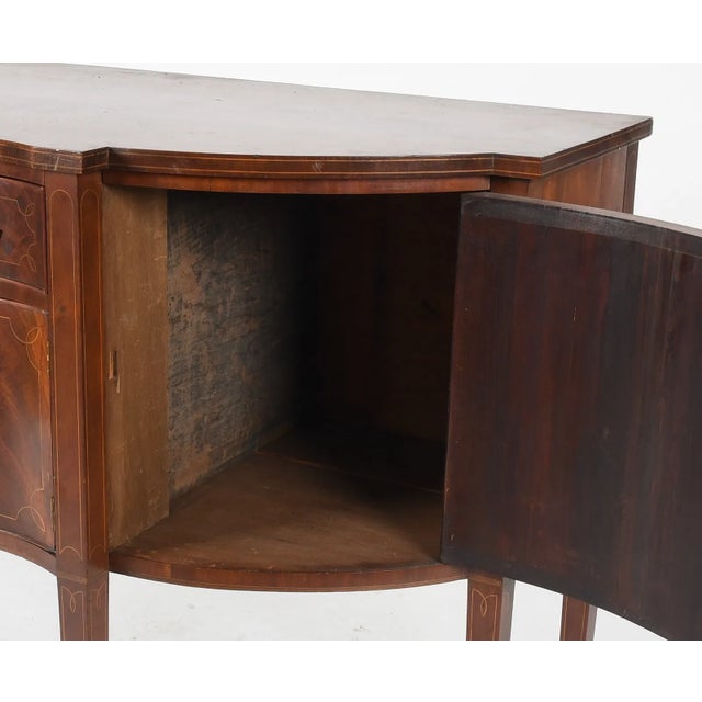 Early 20th Century Early 20th Century American Federal Style Inlaid Mahogany Sideboard For Sale - Image 5 of 11