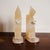1950s Handcarved Monk Onyx Stone Bookends - Pair For Sale In Des Moines, IA - Image 6 of 10