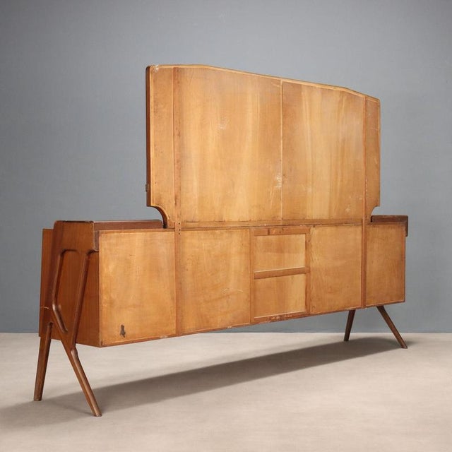 Vintage Sideboard with Mirror, 1960s For Sale - Image 11 of 12