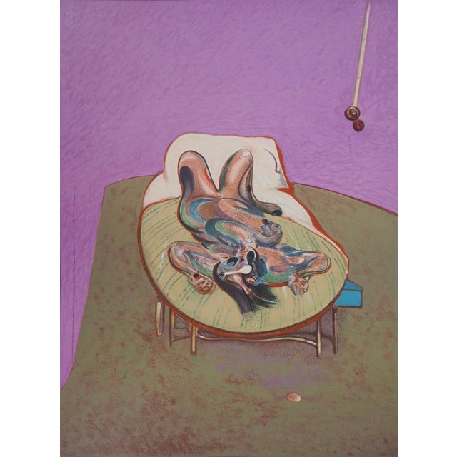 Francis Bacon (1909-1992) Reclining Nude Color lithograph poster On poster paper, 45 x 71 cm (approx. 18 x 28 inches)...