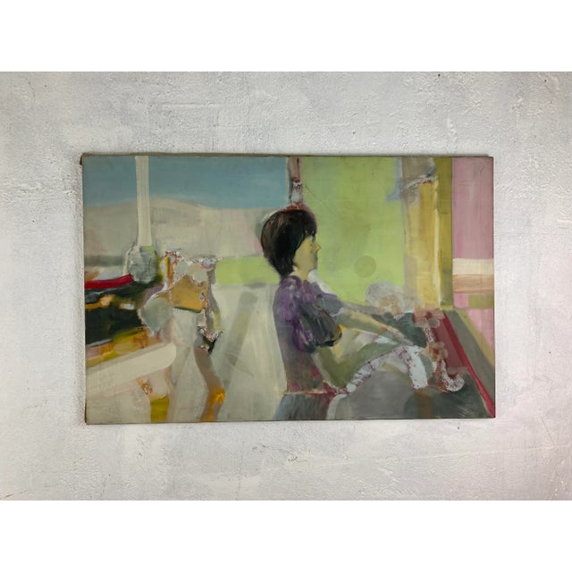 Vintage Oil on Canvas For Sale - Image 9 of 11