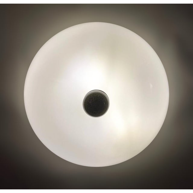 1960s Milky White Murano Flush Mount For Sale - Image 9 of 9