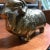 A handsome plump and squatting solid brass ram figure. Great for display and as a paperweight.