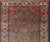 Tribal Antique Persian Malayer Rug With Teal Field and Coral Spandrel Design 4'7 X 6'3 For Sale - Image 3 of 11