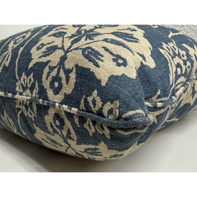 Bespoke Floral Damask Throw Pillows, Set of Three For Sale - Image 12 of 12