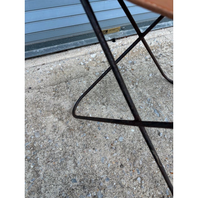 Mid-Century Modern Hardoy Leather Butterfly Stool For Sale - Image 3 of 8