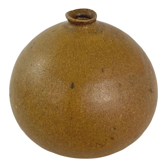 Mid-Century Studio Pottery Bulb Vase For Sale
