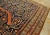 1900s Navy Paisley Tribal Antique Persian Afshar Saddle Rug 3'2" X 3'4" Knotted Wool Carpet For Sale In New York - Image 6 of 12