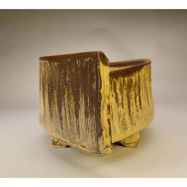 Japanese Mid 20th Century Modernist Japanese Ikebana Vase For Sale - Image 3 of 13