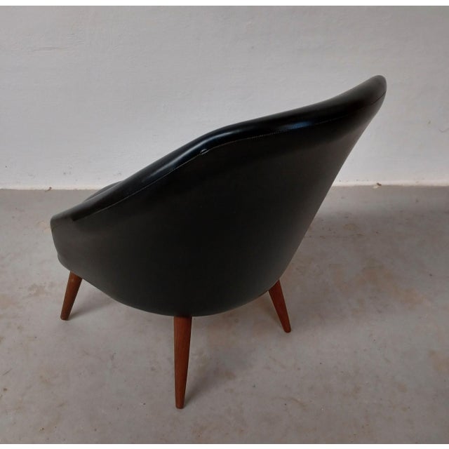 Brown Set of Lounge Chairs by Ejvind Johansson, Restored with Customizable Reupholstery, 1960s For Sale - Image 8 of 15
