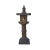 2020s Oriental Zen Gray Stone Hexagon Tower Garden Lantern Statue For Sale - Image 5 of 7