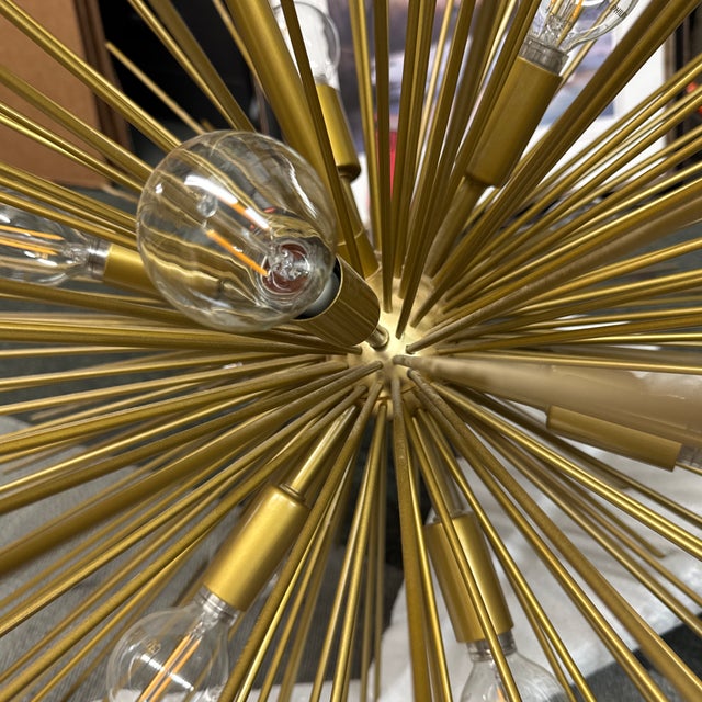 Mid Century Style Sea Urchin Pendant For Sale In San Francisco - Image 6 of 12