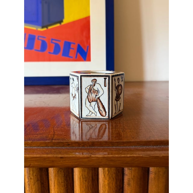 Gio Ponti, "Per Scriver Classico" Ashtray, San Cristoforo Richard Ginori, Italy 1923 For Sale - Image 10 of 11