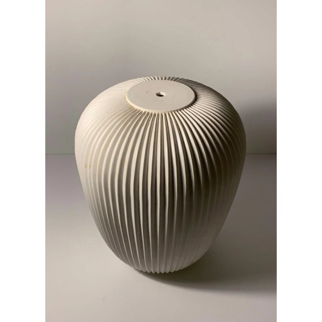 Black Midcentury Vintage Ceramic Lamp by Gerald Thurston for Lightolier For Sale - Image 8 of 8