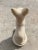 Alabaster 1980s Egyptian Sphinx & Cat Statue in Crackle Glazed Porcelain - a Set For Sale - Image 8 of 13