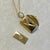 2020s Syna Yellow Gold Love Letter Pendant with Diamond For Sale - Image 5 of 7