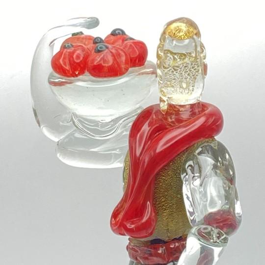 Murano Seguso Vetri D’Arte Male Female Peasant Couple Italian Art Glass 1960s (Pls Read-Repair) For Sale - Image 14 of 18