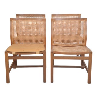 Vintage King Chairs by Rud Thygsen, 1980s, Set of 4 For Sale