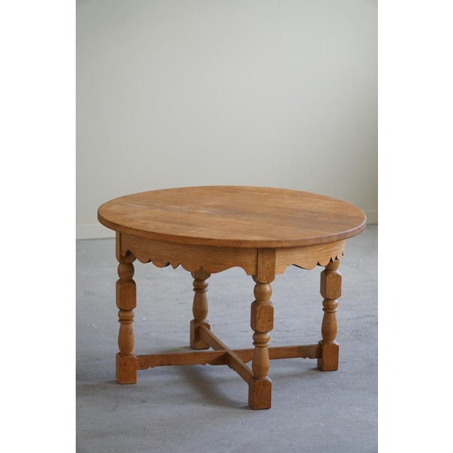 Mid-Century Danish Side Table in Oak by Henning Kjærnulf, 1960s For Sale - Image 11 of 14