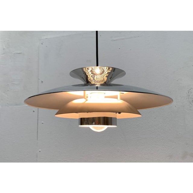 Mid-Century Modern Mid-Century Danish Space Age Pendant from Lyskaer, 1970s For Sale - Image 3 of 18