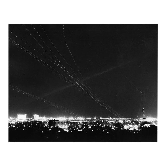 1967 Los Angeles Skyline Photograph by Don Ware For Sale