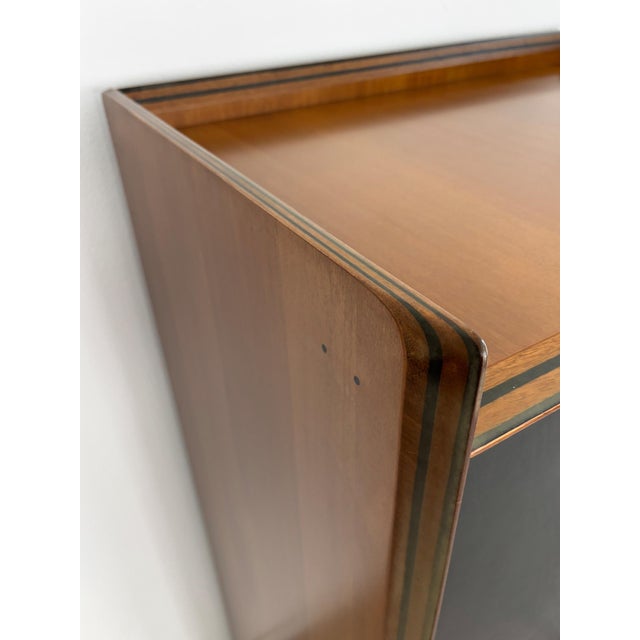 Wooden and Leather Wardrobes by Afra & Tobia Scarpa for Maxalto, Italy, 1970s, Set of 2 For Sale - Image 14 of 18