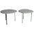 Erwine & Estelle Laverne Marble and Chrome Side Tables For Sale