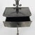 Italian Black Metal Console with Mirror and Drawer, Late 1800s For Sale - Image 11 of 18